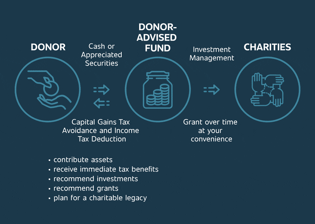 donor advised funds graphic